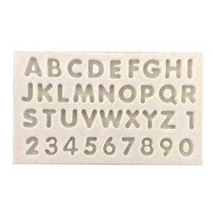 Silikonform Bokstäver