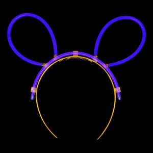 Självlysande Kaninöron - Blå