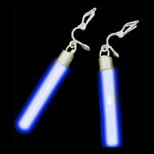 Självlysande Örhängen - Blå