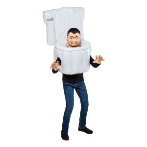 Skibidi Toilet Man Barn Maskeraddräkt - One size