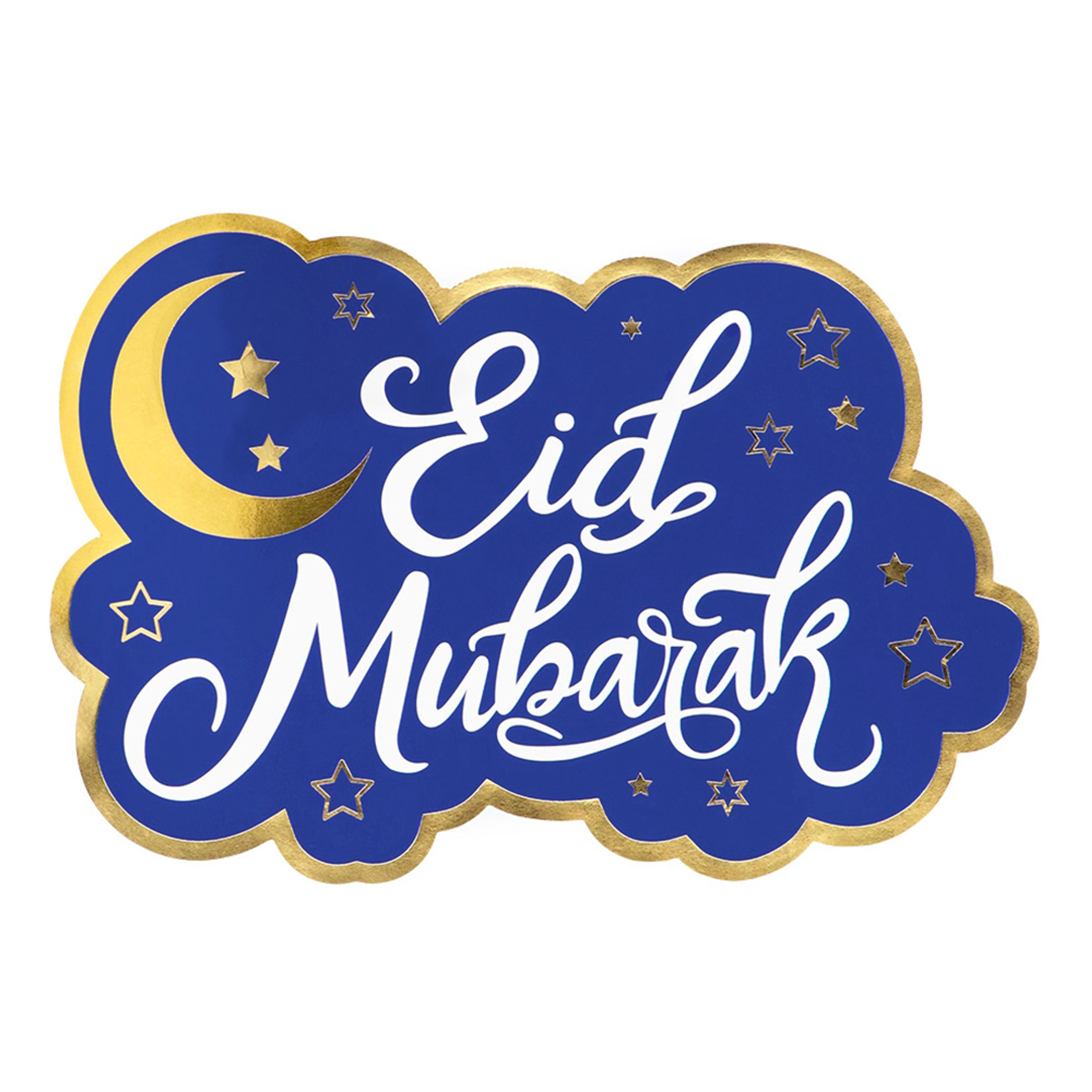 Skyltdekoration Eid Mubarak