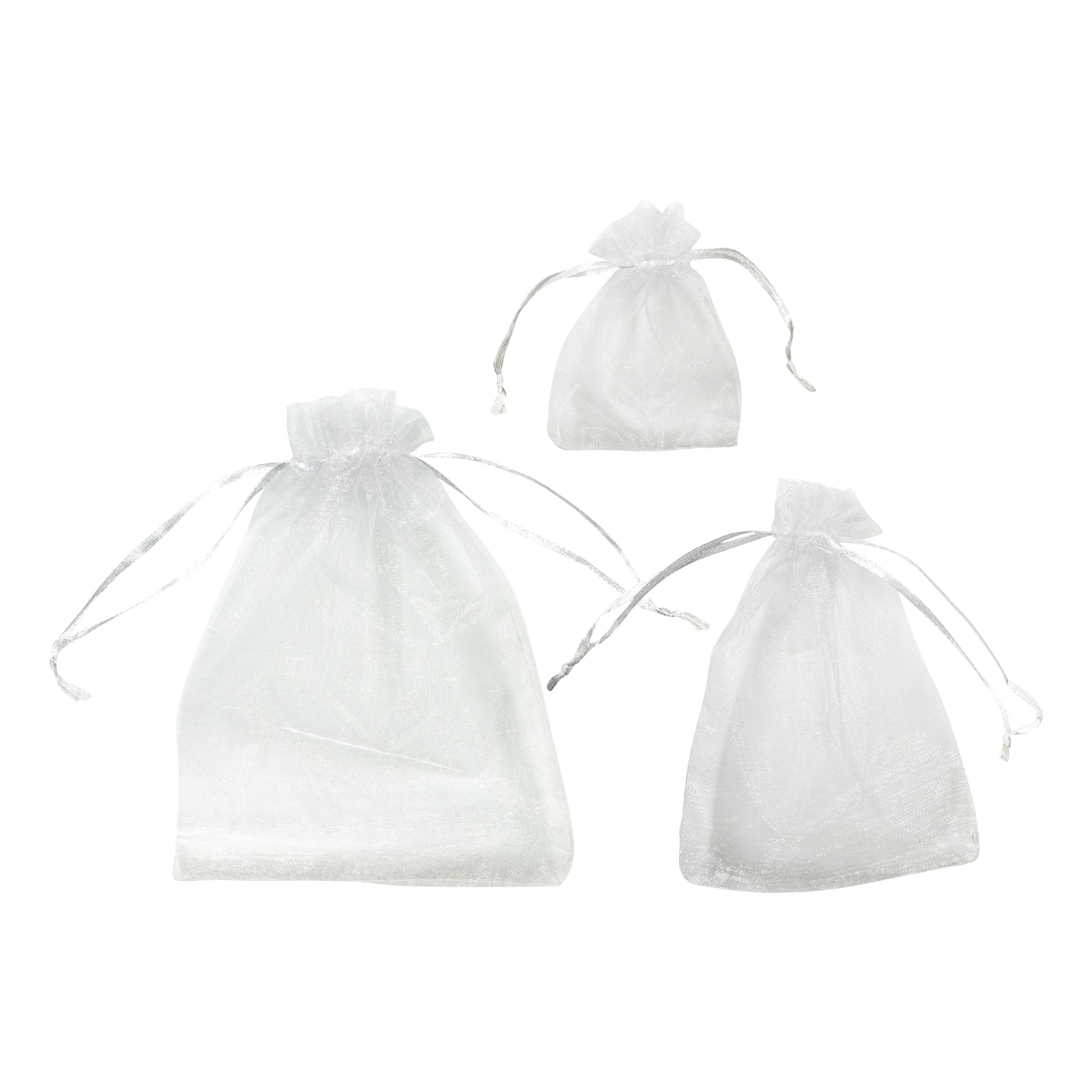 Smyckespåsar Vit - Large