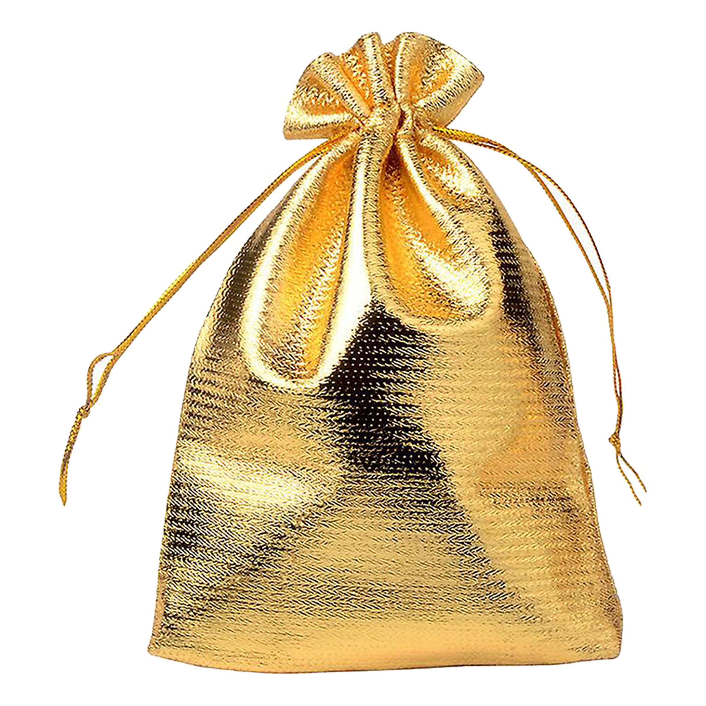 Smyckespåse Guld - Stor