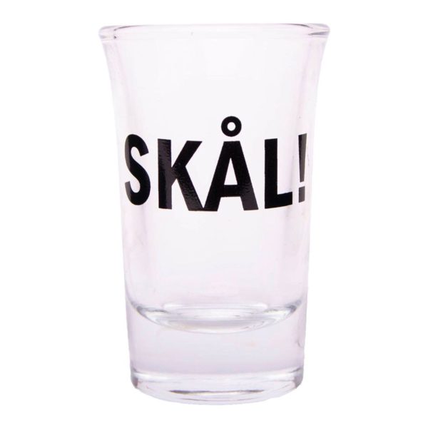 Snapsglas med Text - Skål