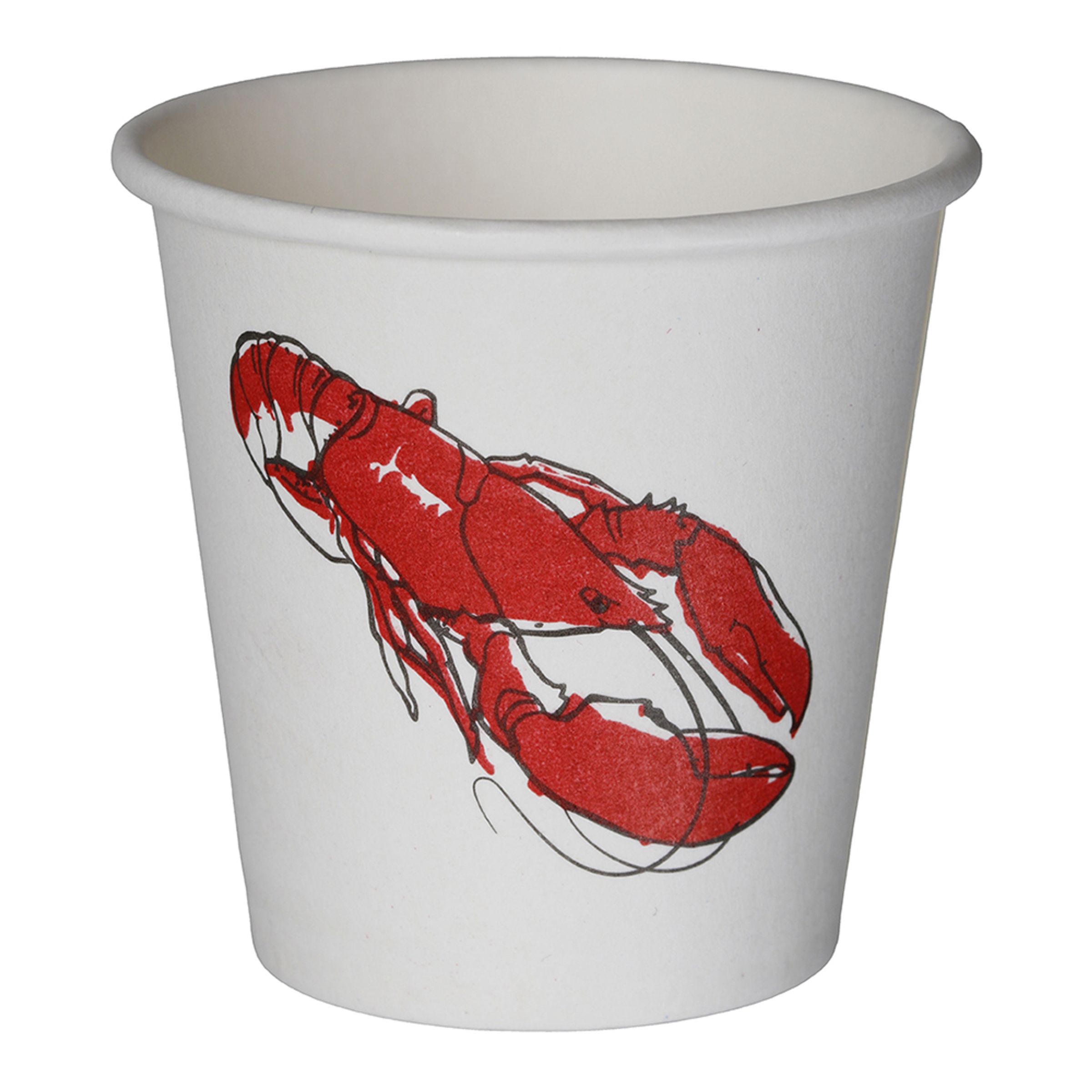 Snapsmugg i Papper med Kräftmotiv - 8-pack