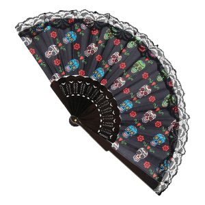 Solfjäder med Dödskallar