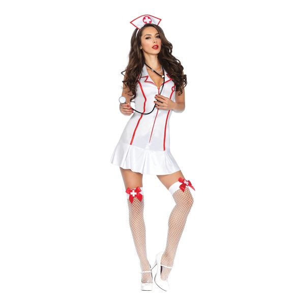 Sjuksköterska Deluxe Maskeraddräkt - Medium/Large