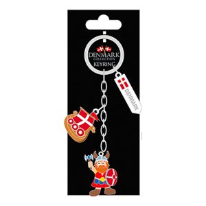 Souvenir Nyckelring Denmark Viking