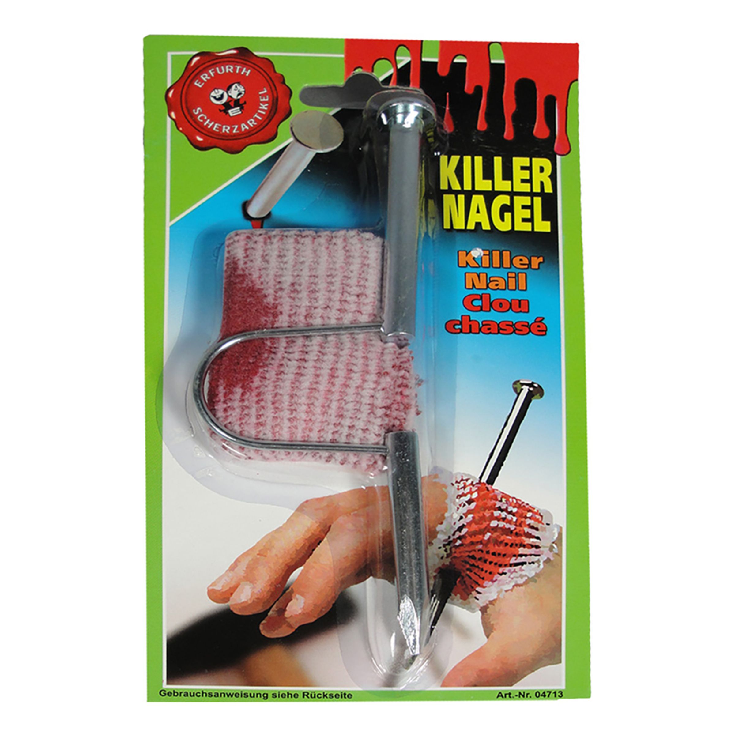 Spik Genom Hand Skämtprodukt