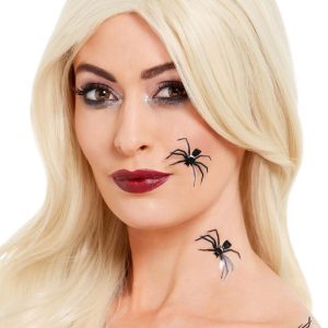 Spindlar 3D Ansikts- och Kropps Stickers