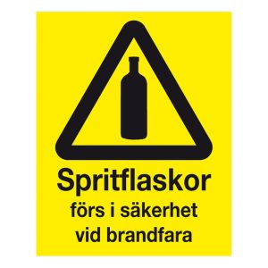Klistermärke Spritflaskor