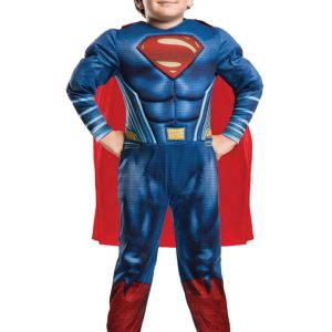 Stålmannen Dräkt Barn med Muskler