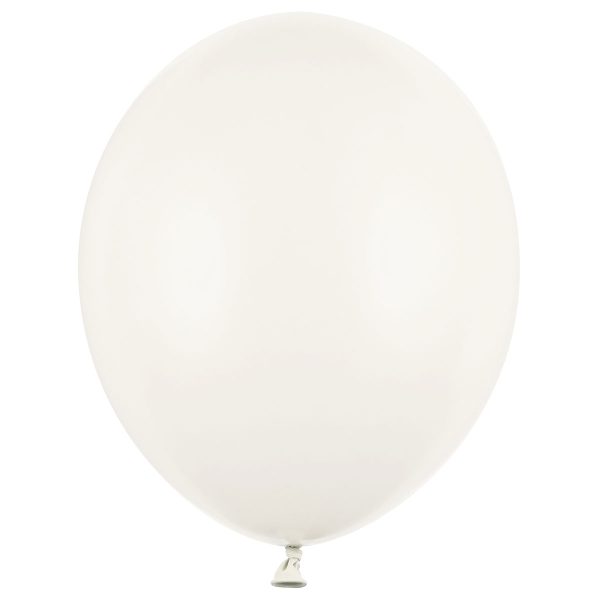 Starka Ballonger Elfenbensvit Pastell 23 cm 100-pack