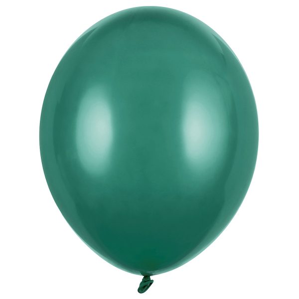 Starka Ballonger Flaskgrön Pastell 27 cm