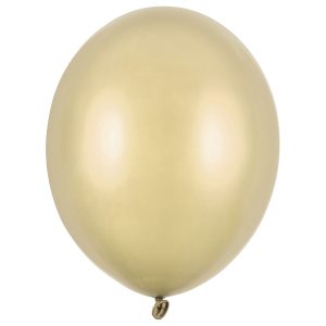 Starka Ballonger Metallic Ljusguld 30 cm 100-pack