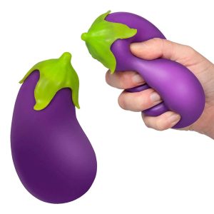 Stressboll Aubergine