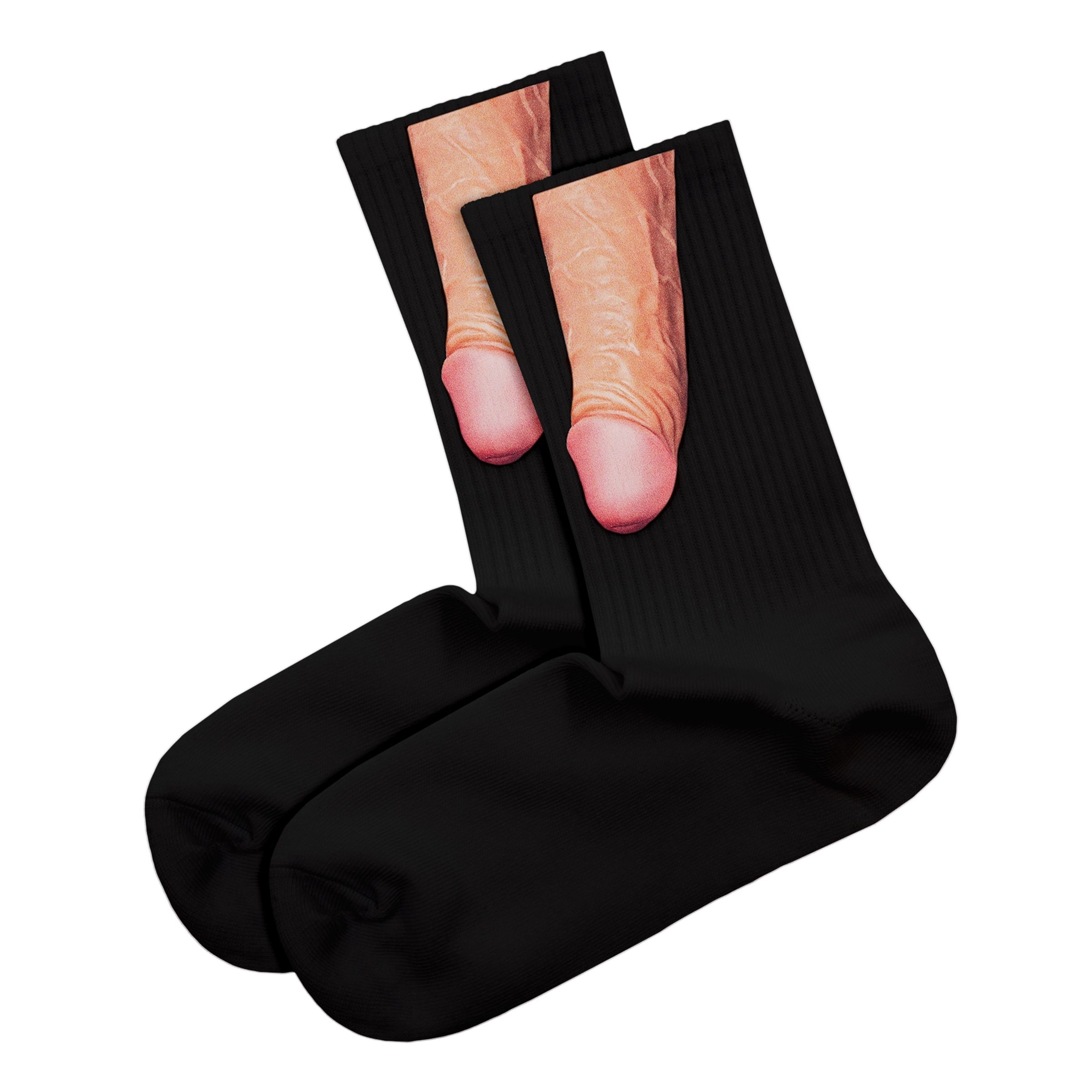 Strumpor med Penistryck - Svarta