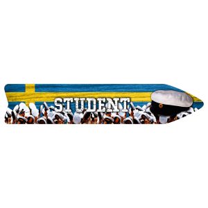 Student Träskylt