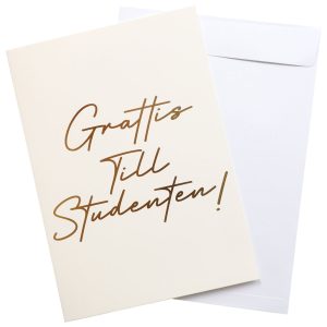 Studenten Grattiskort med Kuvert A4