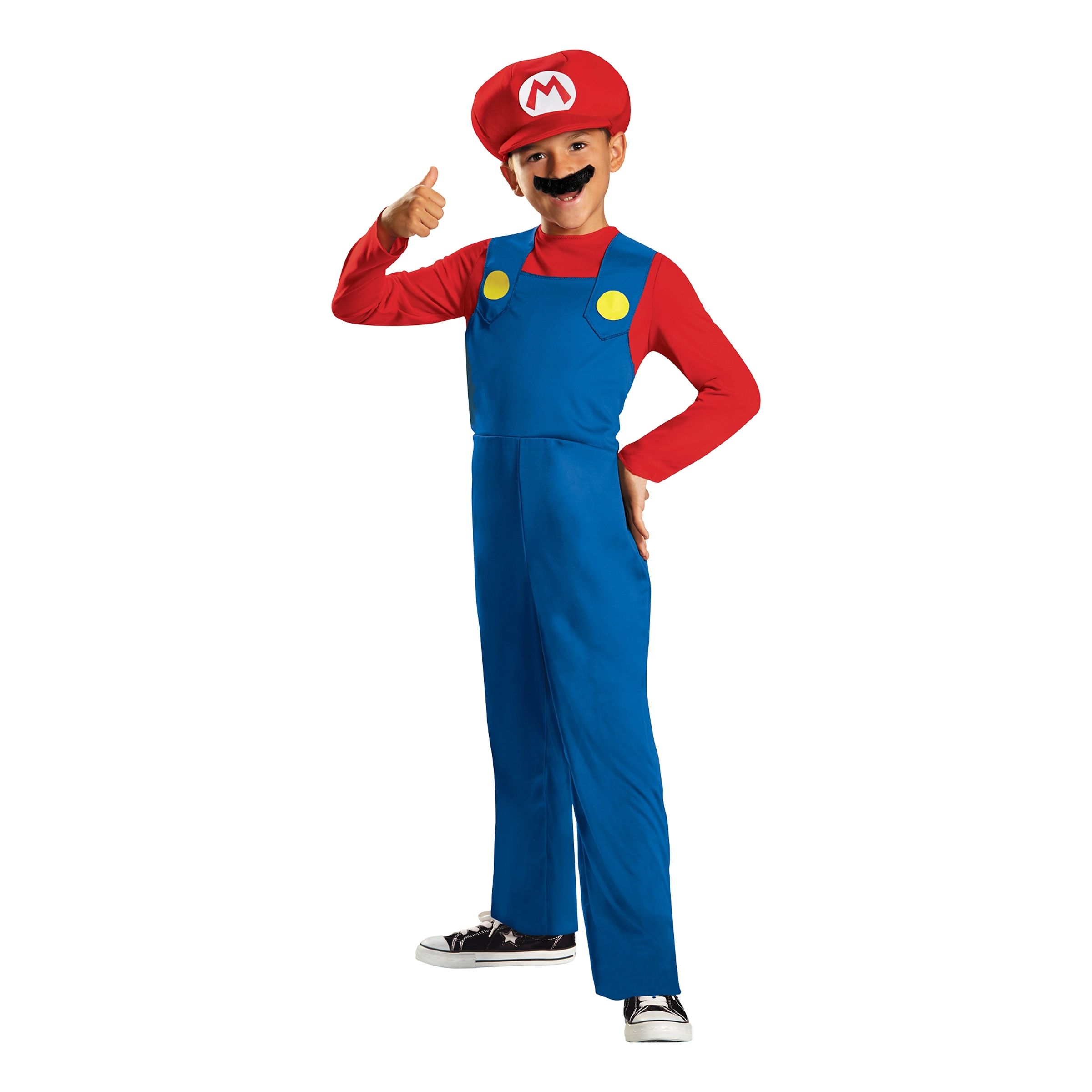 Super Mario Barn Maskeraddräkt - Medium