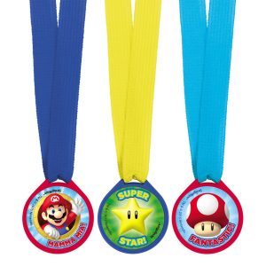 Super Mario Medaljer - 12-pack