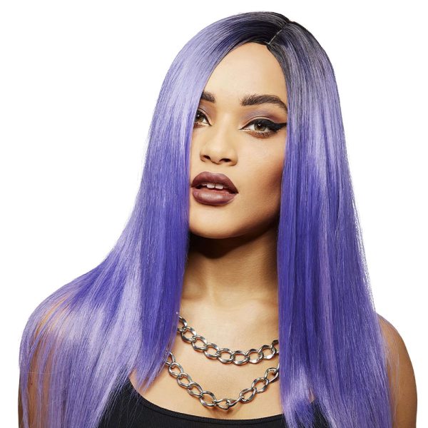 Super Vixen Ombre Manic Panic Peruk Lila Ametist
