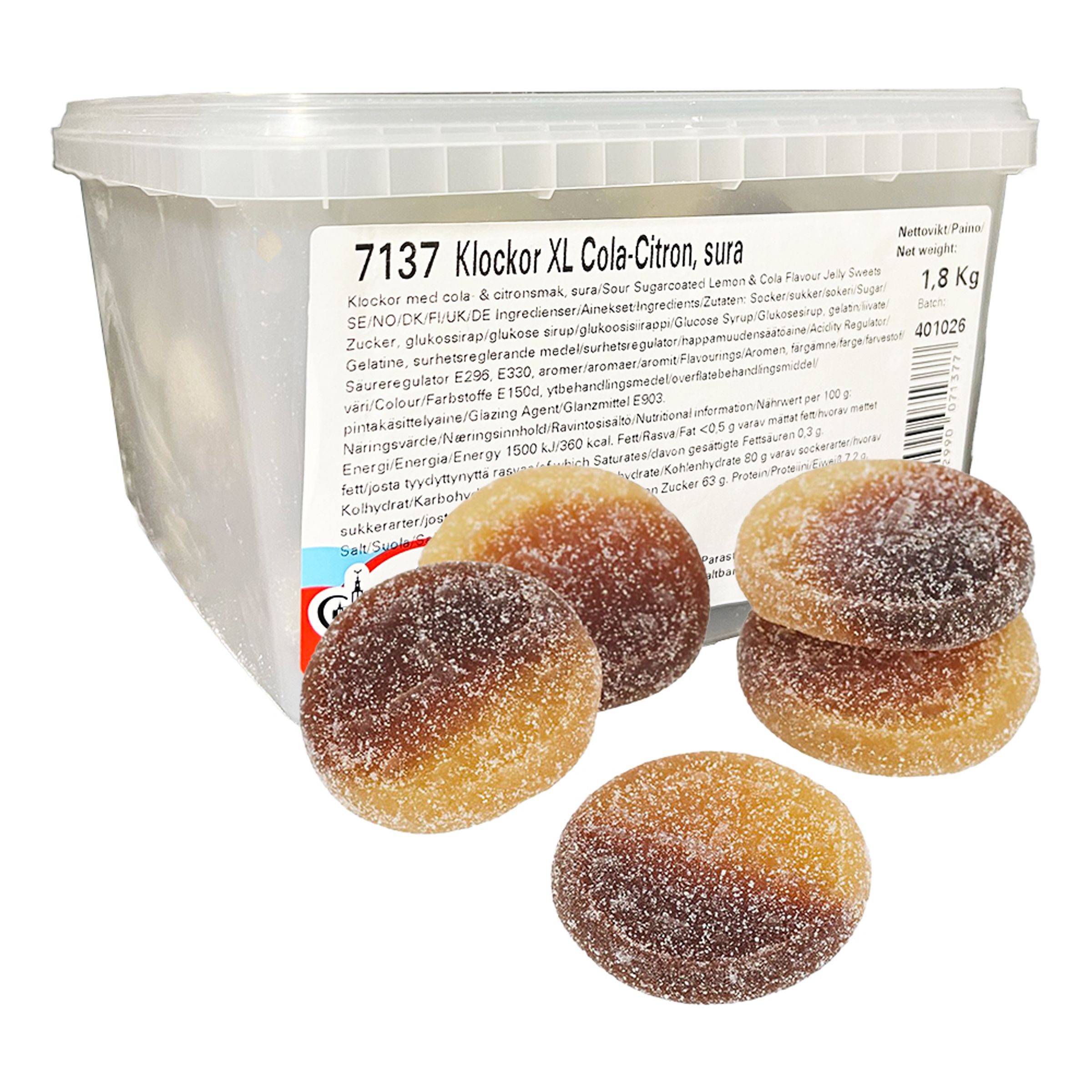 Sura Klockor Cola/Citron Storpack - 1