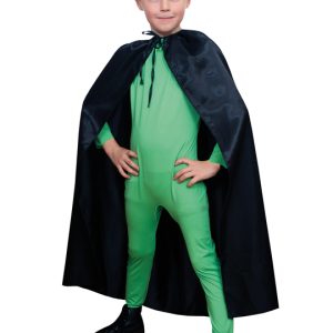 Svart Cape för Barn