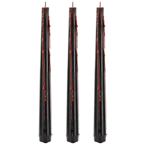 Svarta Blödande Ljus 3-pack