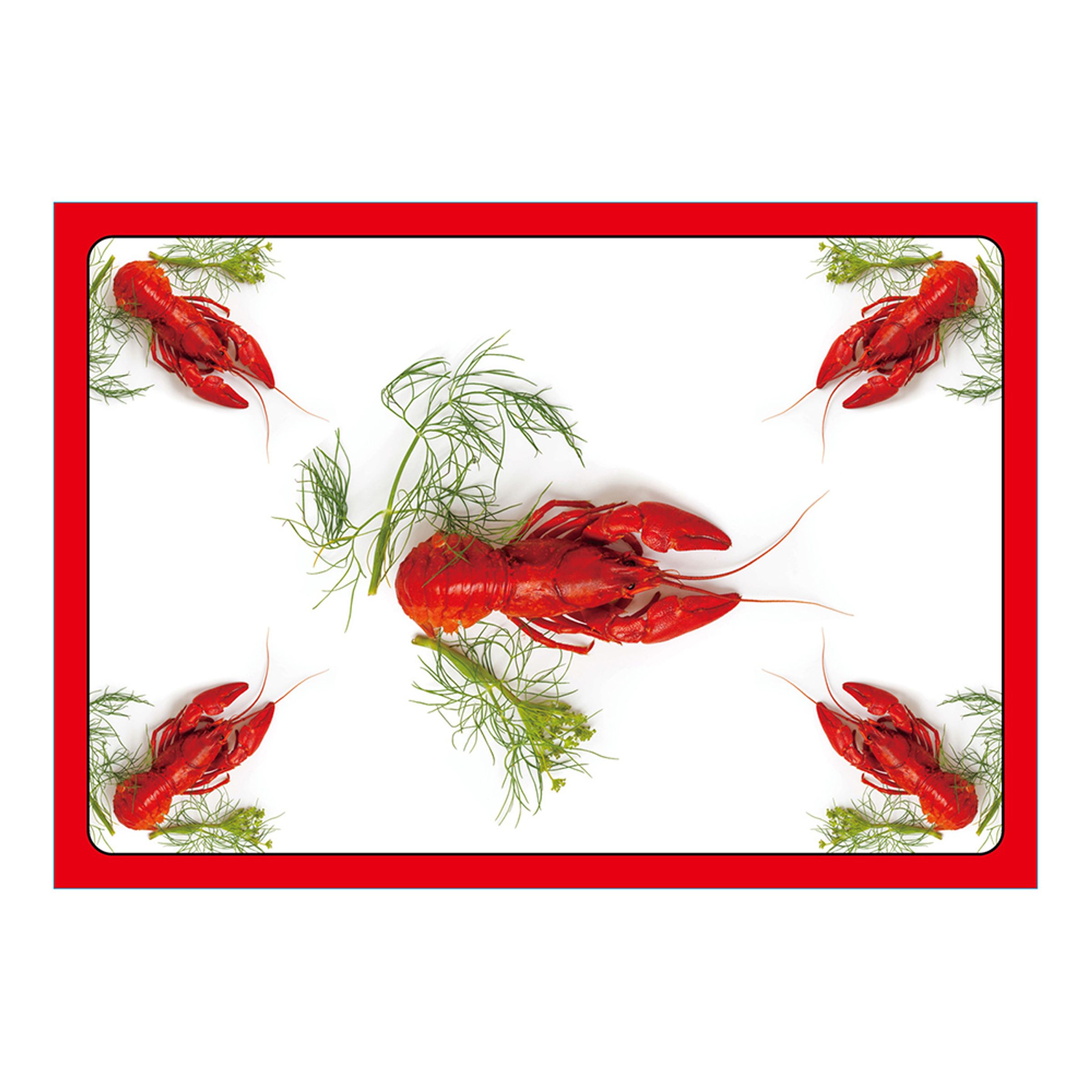 Tallriksunderlägg Kräfta med Dill