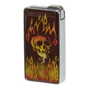 Tändare med Motiv - Brinnande Dödskalle