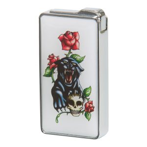 Tändare med Motiv - Dödskalle med Panter