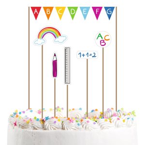 Tårtdekorationer Skolstart