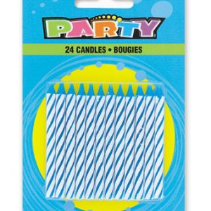 Tårtljus Spiral Blå