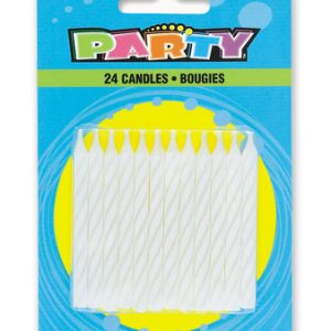 Tårtljus Spiral Vit