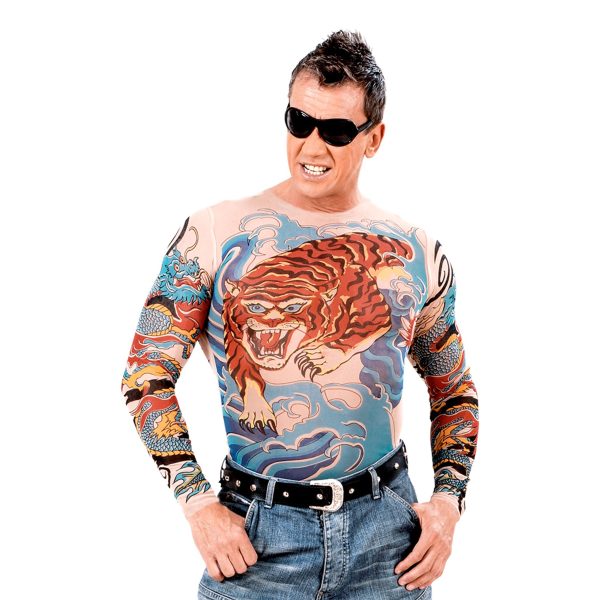 Tattoo T-shirts - Tiger & Dragon