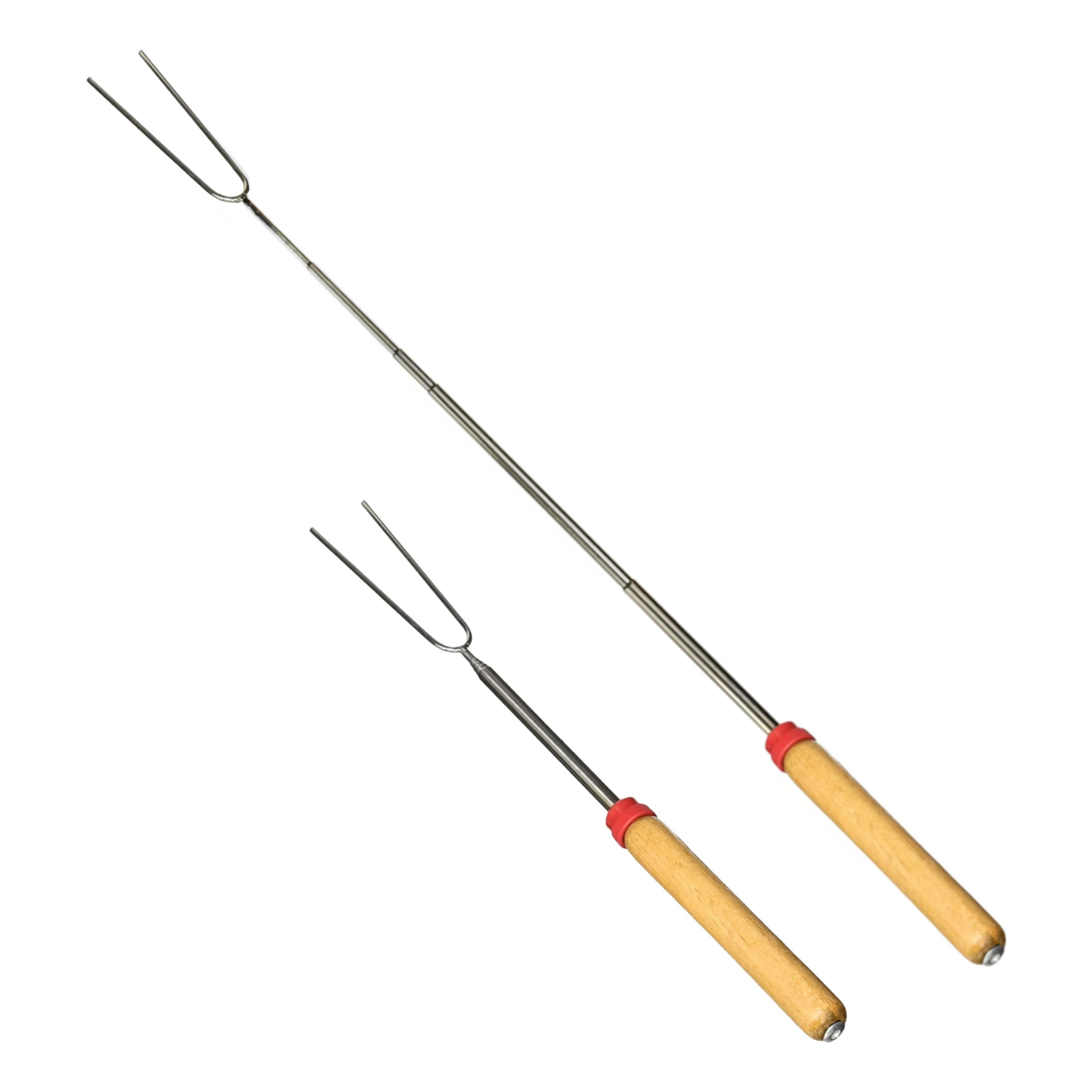 Teleskopisk BBQ Gaffel - 2-pack