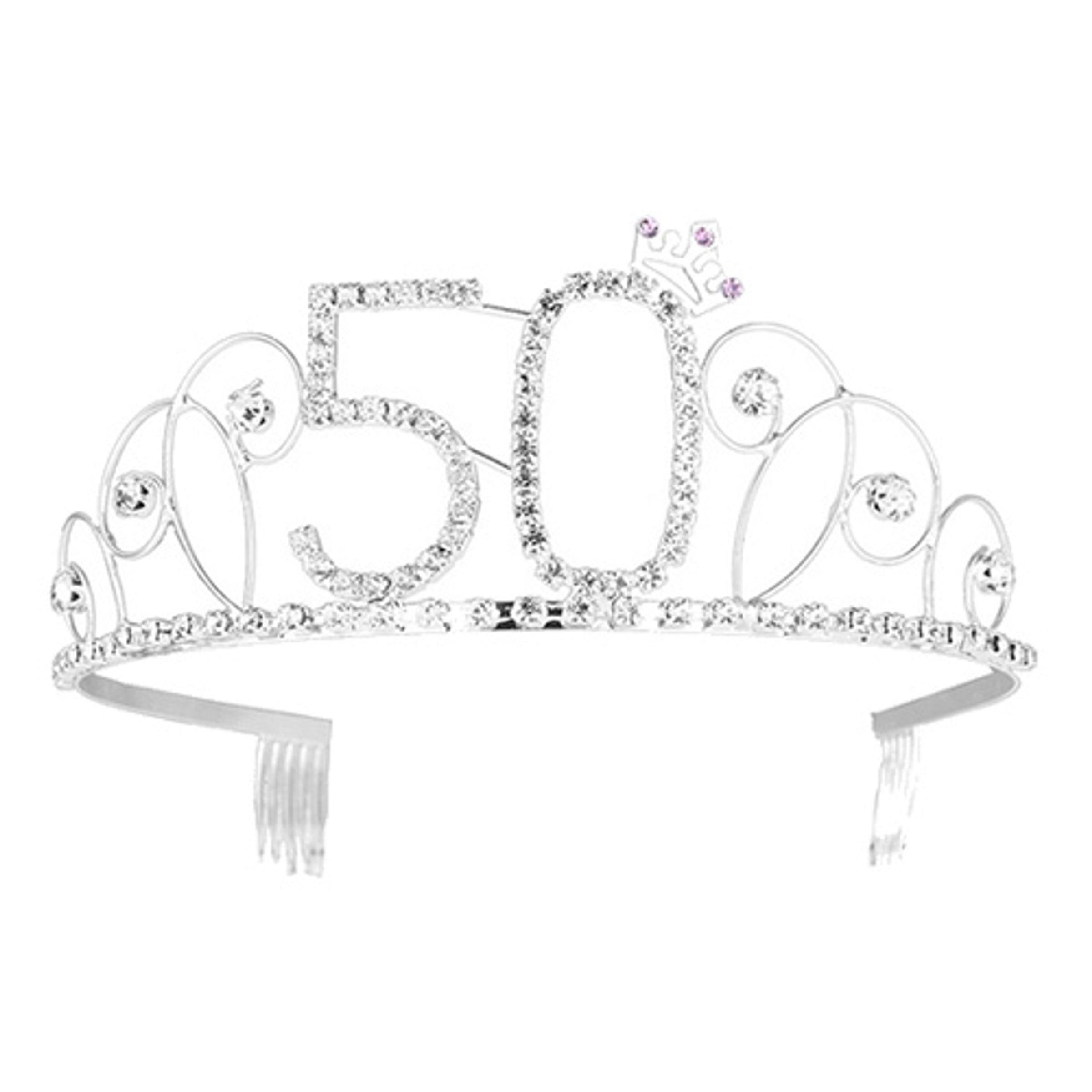 Tiara med Siffror - Siffra 50
