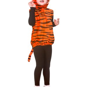 Tigerdräkt med Luva Barn