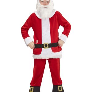 Tomtedräkt med Vadderad Mage Barn