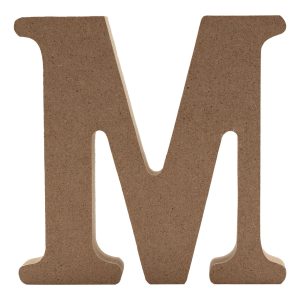 Träbokstäver - Bokstav M