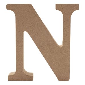 Träbokstäver - Bokstav N