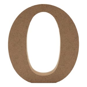 Träbokstäver - Bokstav O