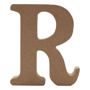 Träbokstäver - Bokstav R