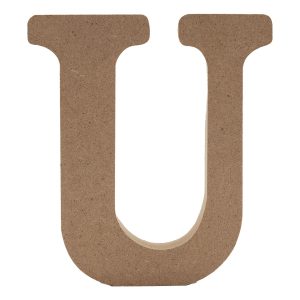 Träbokstäver - Bokstav U