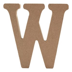 Träbokstäver - Bokstav W