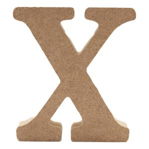 Träbokstäver - Bokstav X