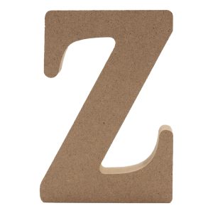 Träbokstäver - Bokstav Z