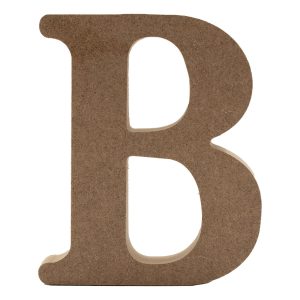 Träbokstäver - Bokstav B