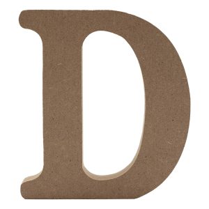 Träbokstäver - Bokstav D